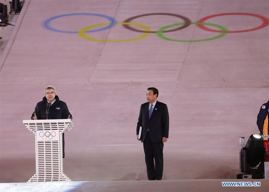 (SP)OLY-SOUTH KOREA-PYEONGCHANG-CLOSING CEREMONY