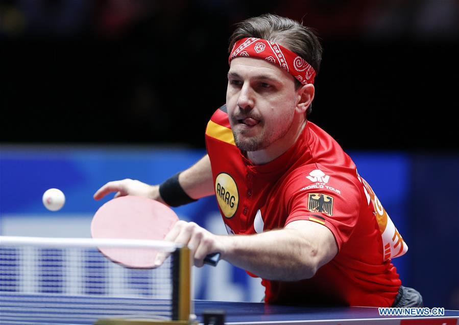 (SP)SWEDEN-HALMSTAD-ITTF WORLD TEAM CHAMPIONSHIPS 2018-MEN-SEMIFINAL-GERMANY-SOUTH KOREA