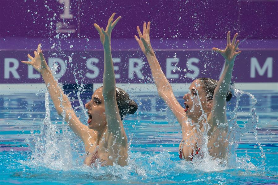 (SP)HUNGARY-BUDAPEST-FINA-ARTISTIC SWIMMING-WORLD SERIES