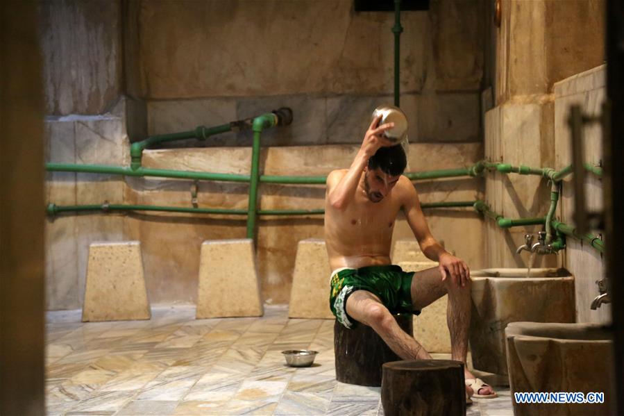 MIDEAST-GAZA CITY-TURKISH STEAM BATH