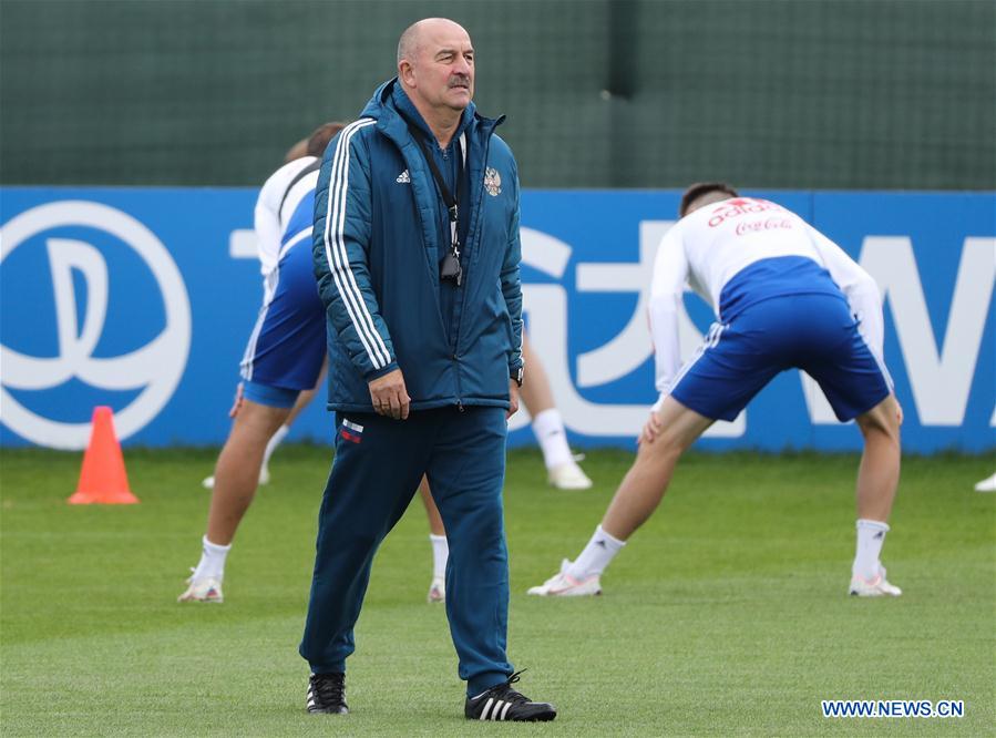 (SP)RUSSIA-MOSCOW-2018 WORLD CUP-RUSSIA-TRAINING