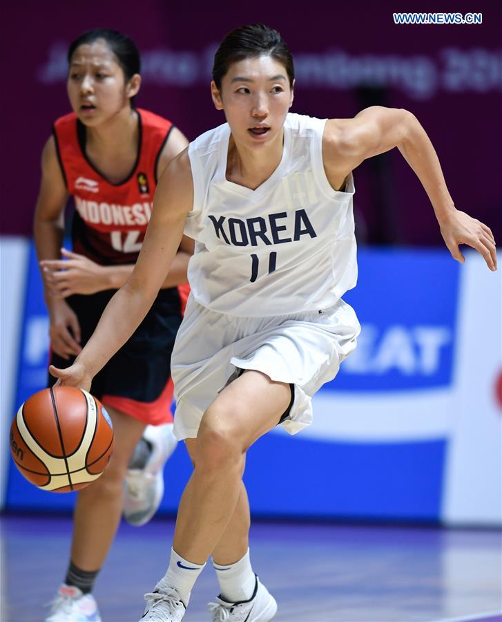 (SP)INDONESIA-JAKARTA-ASIAN GAMES-WOMEN'S BASKETBALL