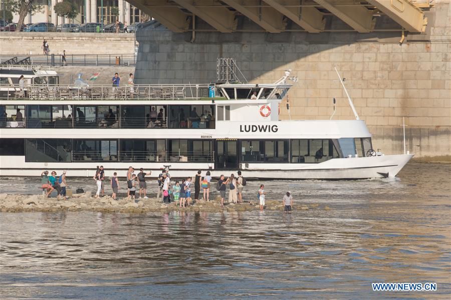 HUNGARY-BUDAPEST-RIVER DANUBE-LOW WATER LEVEL