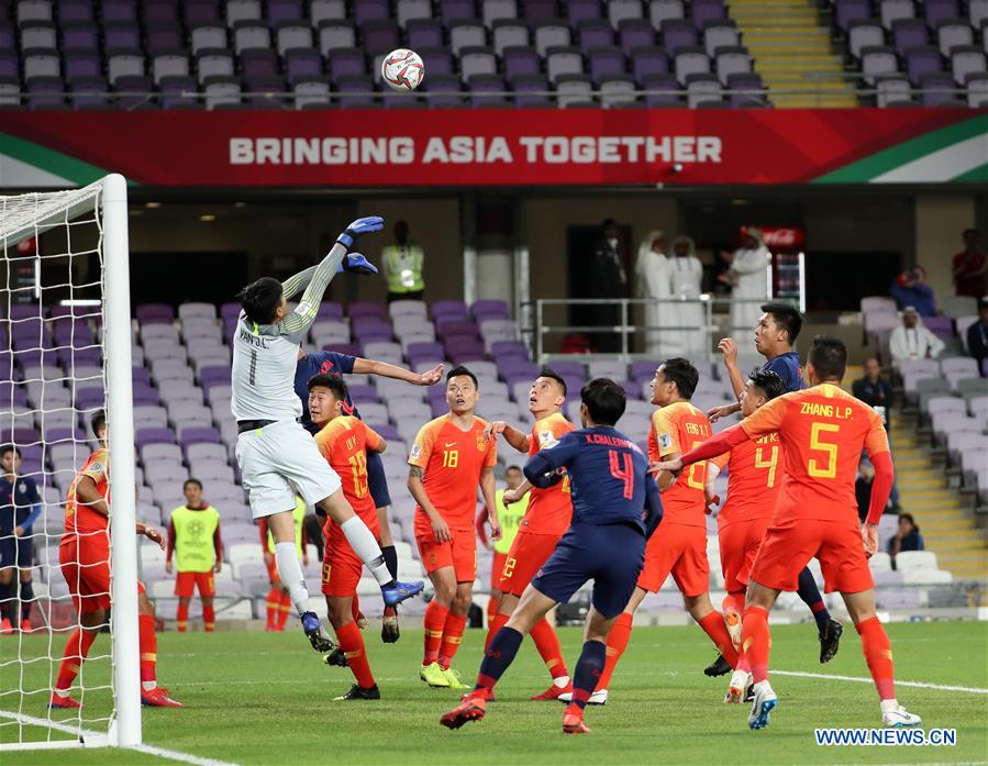 (SP)UAE-AL AIN-SOCCER-AFC ASIAN CUP 2019-CHN VS THA