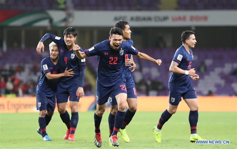 (SP)UAE-AL AIN-SOCCER-AFC ASIAN CUP 2019-CHN VS THA