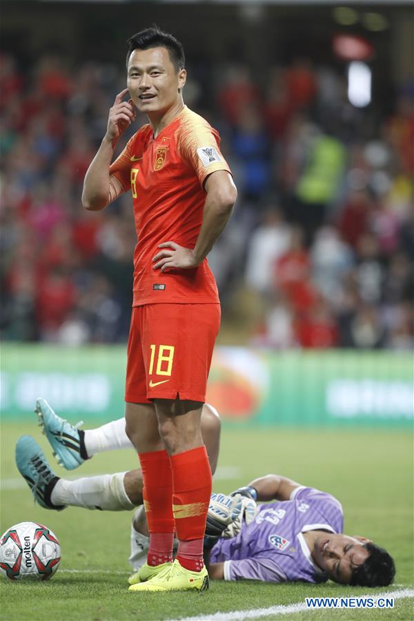 (SP)UAE-AL AIN-SOCCER-AFC ASIAN CUP 2019-CHN VS THA