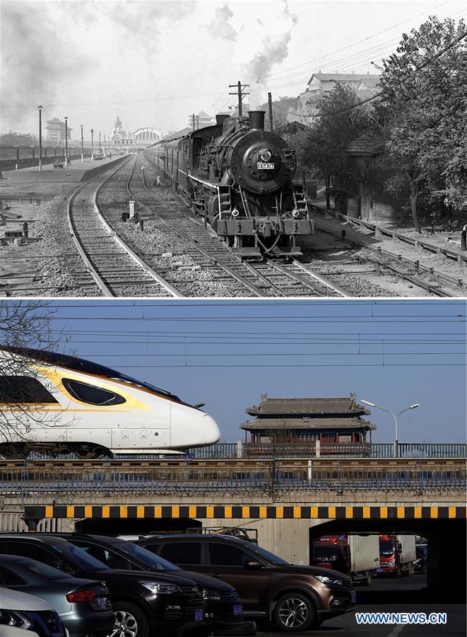 Xinhua Headlines: Moving China: The Spring Festival train journey now and then 