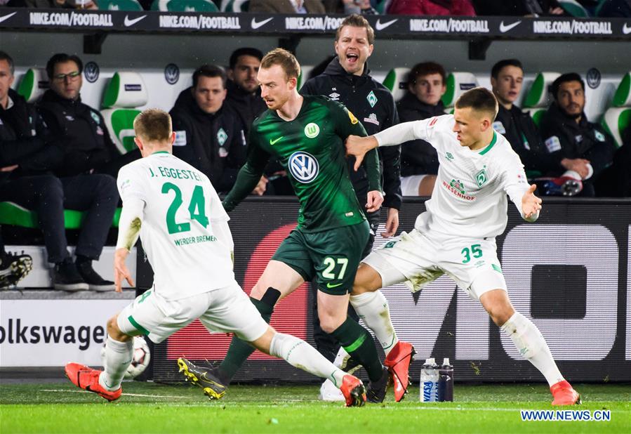 (SP)GERMANY-WOLFSBURG-SOCCER-BUNDESLIGA-WOLFSBURG VS BREMEN