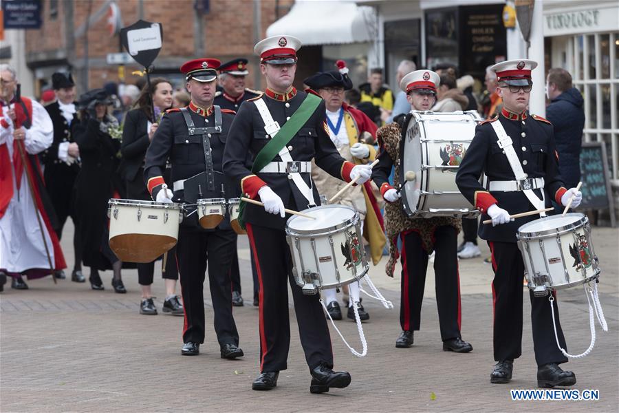 BRITAIN-STRATFORD-UPON-AVON-WILLIAM SHAKESPEARE-BIRTHDAY CELEBRATIONS