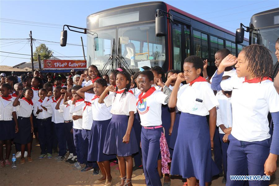 MOZAMBIQUE-MAPUTO-CHINA-BUS DONATION