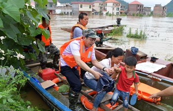 Heavy rainfall sweeps Jiangxi